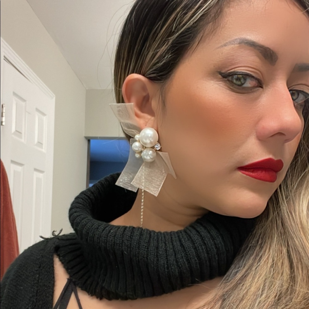 Bhldn large pearl earrings